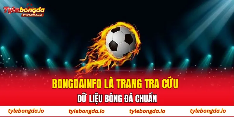 Bongdainfo là trang tra cứu dữ liệu bóng đá chuẩn