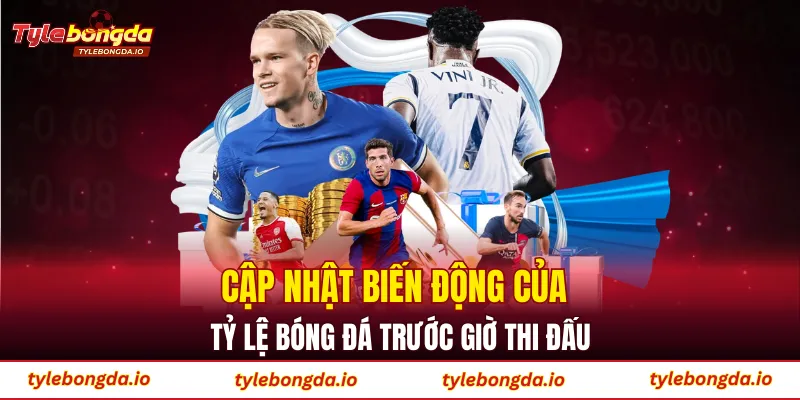 Cập nhật biến động của tỷ lệ bóng đá trước giờ thi đấu